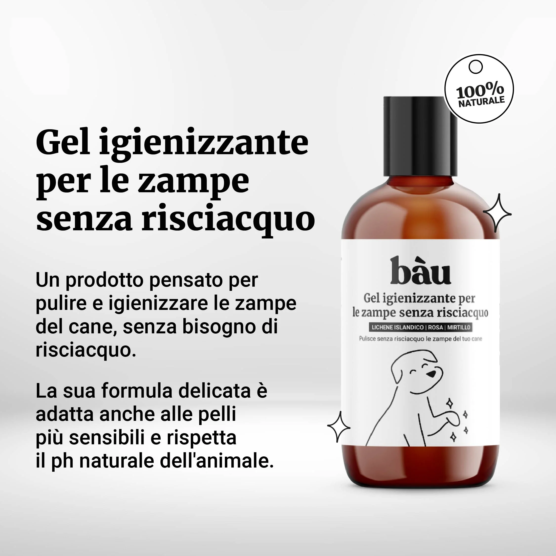 Gel igienizzante per le zampe senza risciacquo - Image 3